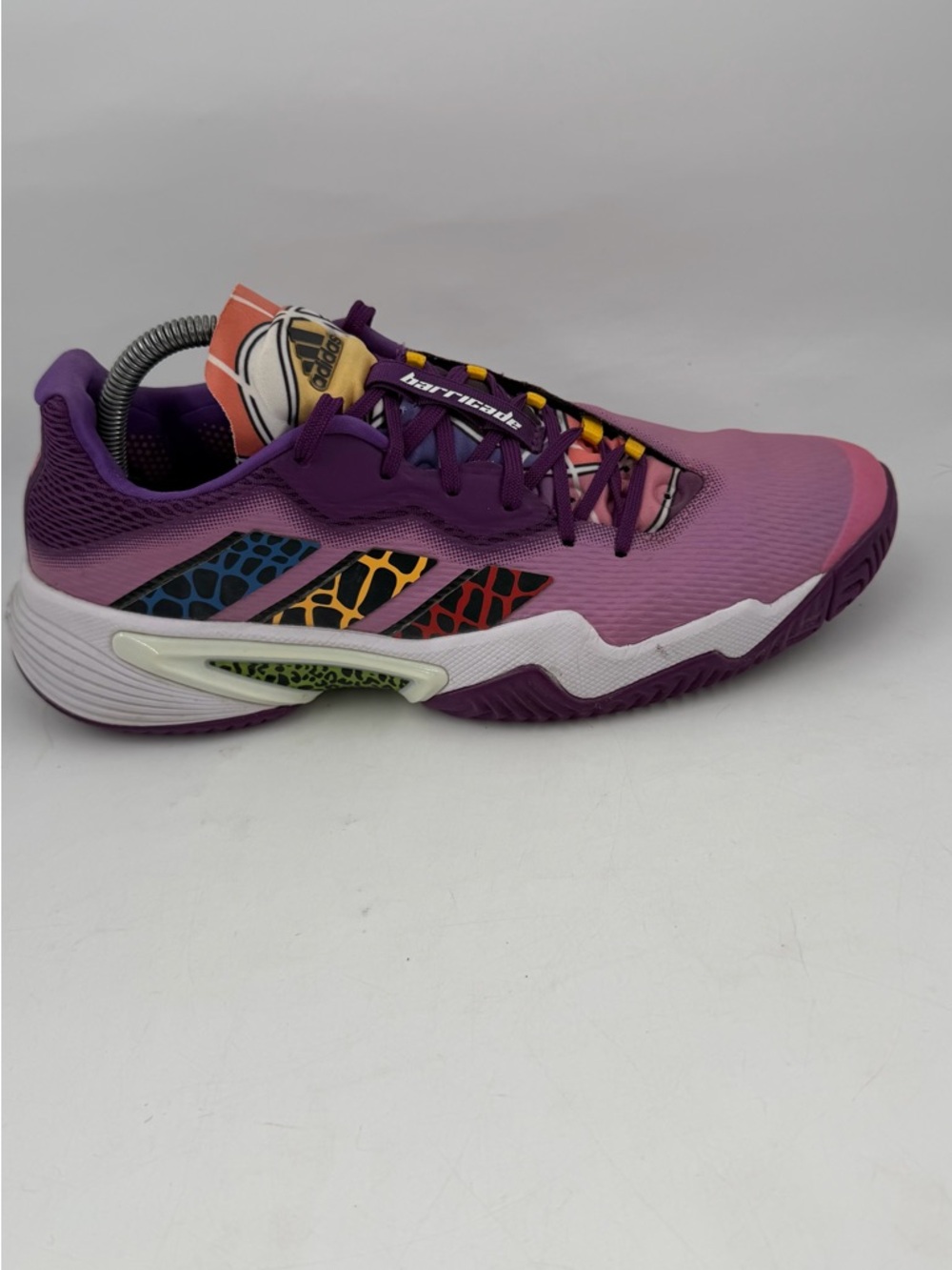 Adidas Court Women’s Barricade -SZ 9.5- Purple Lace-Up Tennis Shoes